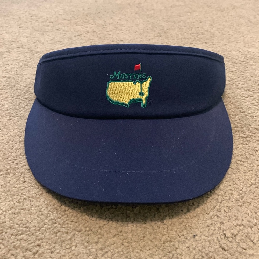Augusta National Masters Golf Tournament Navy Golf Visor Adjustable